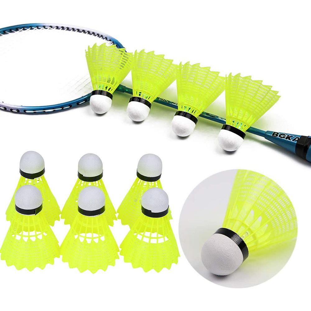Feather Shuttlecock - Yeni Plastik Badminton Topları Dayanıklı Spor