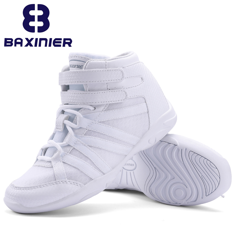 Badminton Shoes - BAXINIER Kızlar Beyaz Yüksek Top Amigo