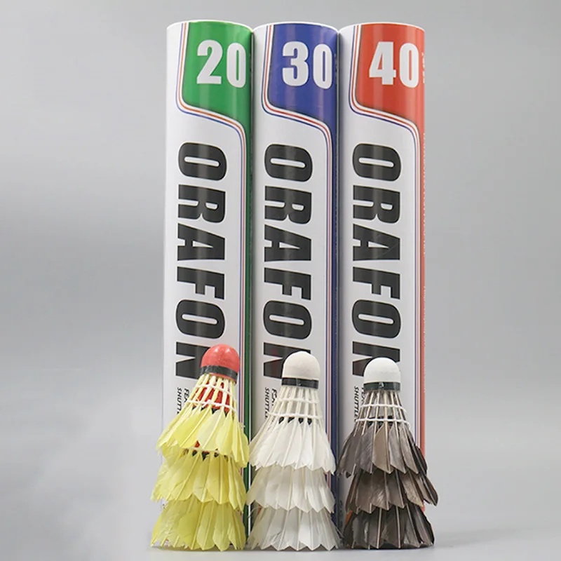 12 adet/takım Badminton 20/30/ - Feather Shuttlecock incelemesi ve fiyatı