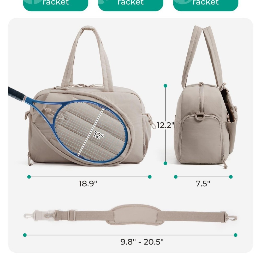 Yeni Unisex Tenis Çantası, Mod - Badminton Bag incelemesi ve fiyatı